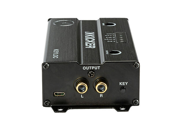 Kicker KEYLOC linje ut adapter m DSP <40W inn 125mV - 10V ut 