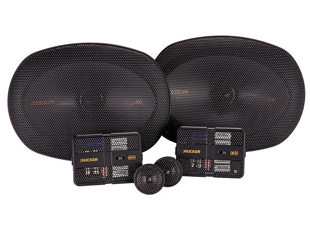 Kicker KSS6904 høyttalere 6x9" komponentsett 4ohm 