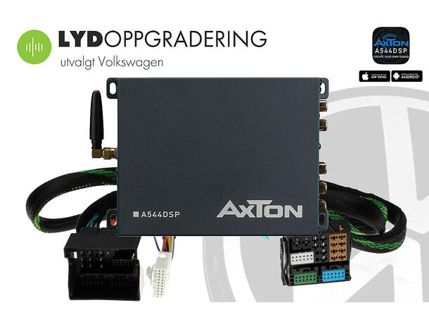 Lydoppgradering VOLKSWAGEN Plug & Play DSP forsterker 