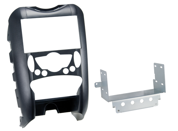Monteringsramme 2-DIN, Mini (R55/R56/R57) Sort 