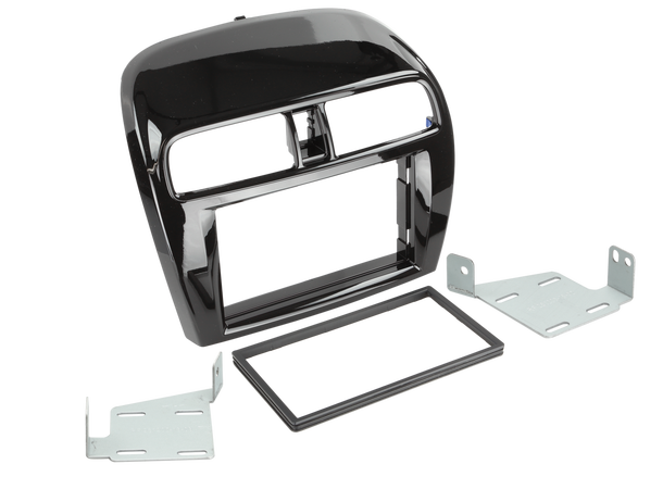 Monteringsramme 2-DIN, Mitsubishi Mirage/Space Star 2013> Piano black 