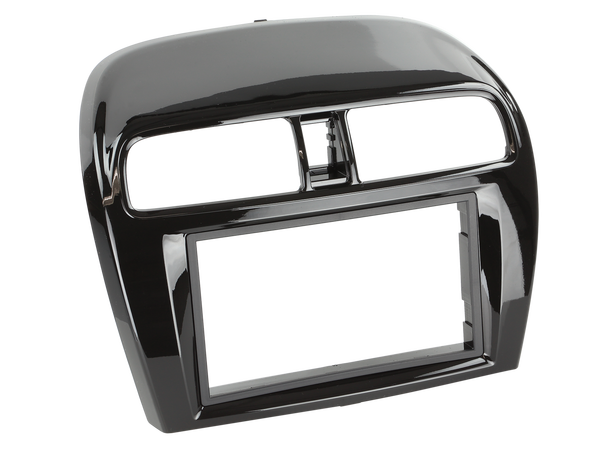 Monteringsramme 2-DIN, Mitsubishi Mirage/Space Star 2013> Piano black 