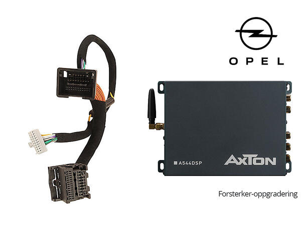 OPEL forsterker-oppgradering fra Axton DSP lydjustering Plug & Play