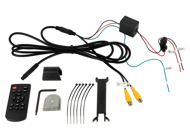 Speilmonitor 4,3", 2X video inn 