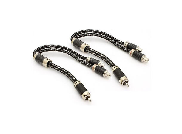 Stinger - SI92YF signalkabel Y-ledd Ultra OFC, Rhodium platert RCA ender 