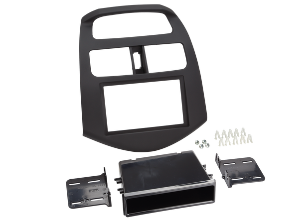 ACV monteringsramme, 2-DIN. sort Chevrolet Spark 2012-2016 