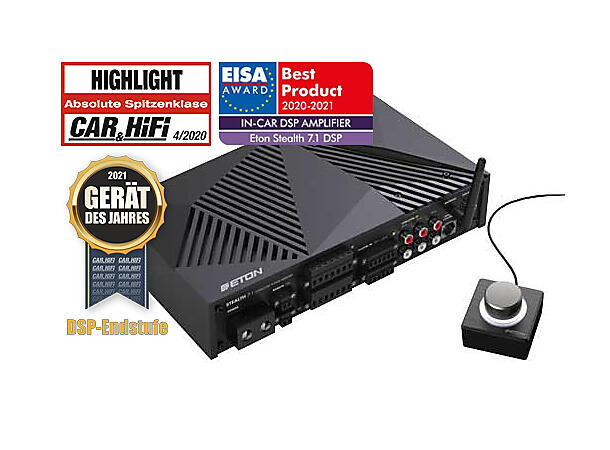 Eton STEALTH 7.1 DSP DSP-forsterker 7kanals m/sub-utgang 