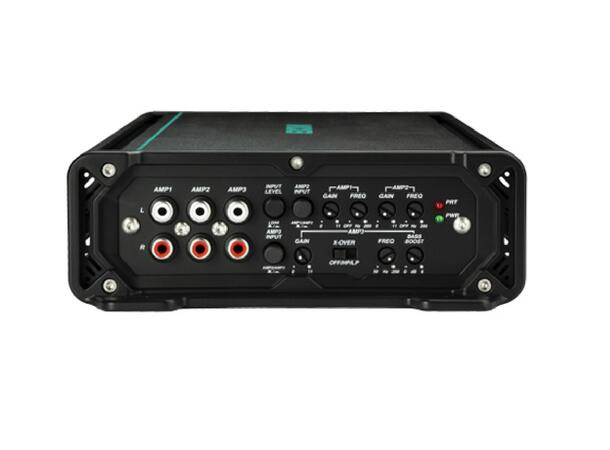 Kicker 48KMA6006 marine forsterker 6x100W KickEQ HP/LP Delefilter 