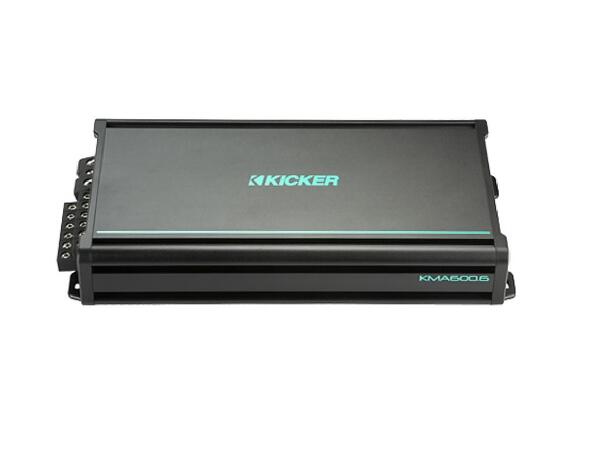 Kicker 48KMA6006 marine forsterker 6x100W KickEQ HP/LP Delefilter