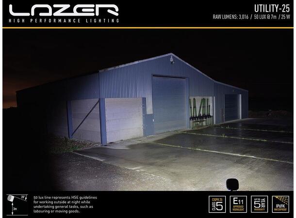 LAZER Utility MAXX 45w LED arbeidslys 4 LED, 4560 lumen 