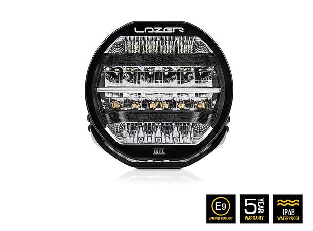 Lazer® Sentinel 9 ELITE Black Med Parklys. 15232 Lumen 
