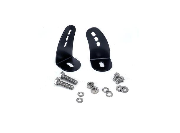 Lazer® Sidemontering sett. Sort. Passer alle lamper. 