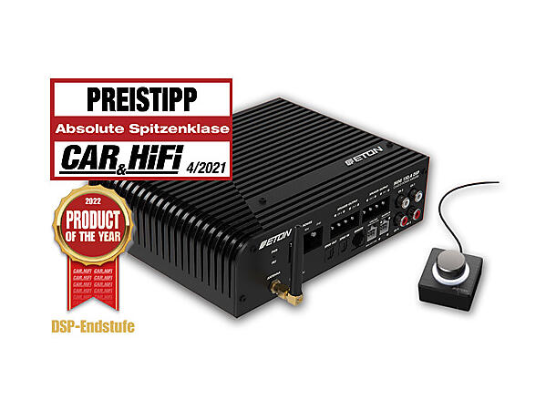 Eton MINI 150.4 DSP Kompakt firekanals forsterker 4x100W DSP 