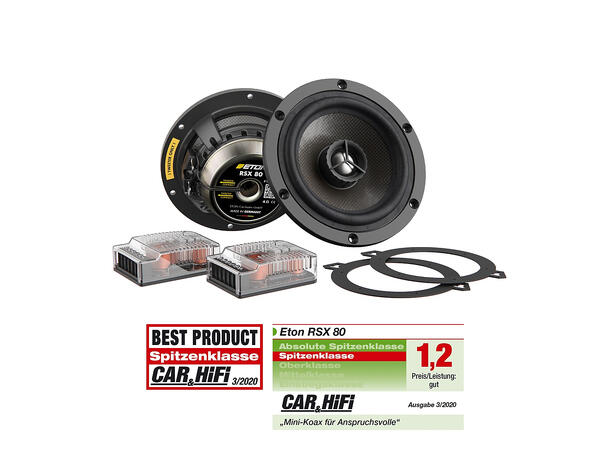Eton RSX 80 Premium koaksialhøyttaler 8cm 