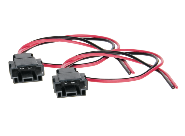 Høyttalerkabel adapter BMW/Mercedes passer på original kontakt i dør, 2stk. 