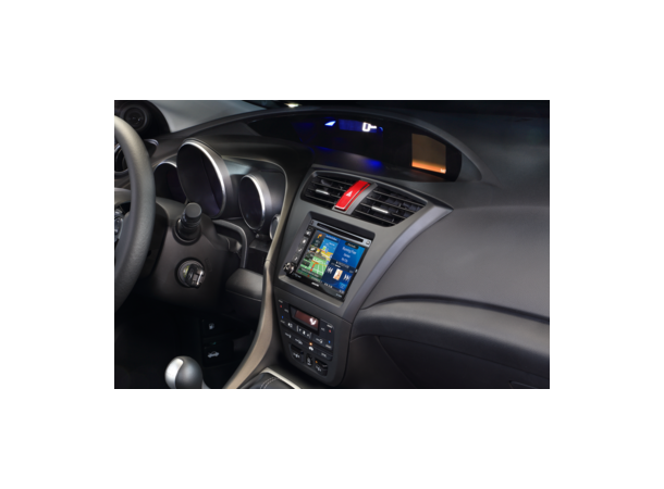 Monteringsramme 2 DIN, Honda Civic 2012-2016, Sort 