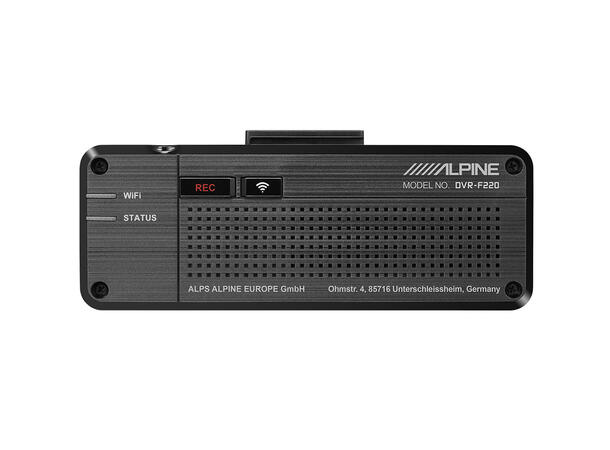Alpine DVR-F220 avansert dashbord kamera 1080p Full HD 16GB mikro SD kort inkl 