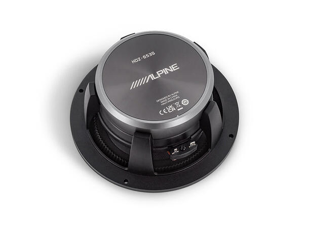 Alpine Status HDZ-653S - høyttalere "Slim-Fit" High-End 3veis komponentsett