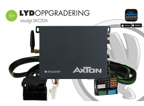 Lydoppgradering SKODA Plug & Play DSP forsterker 