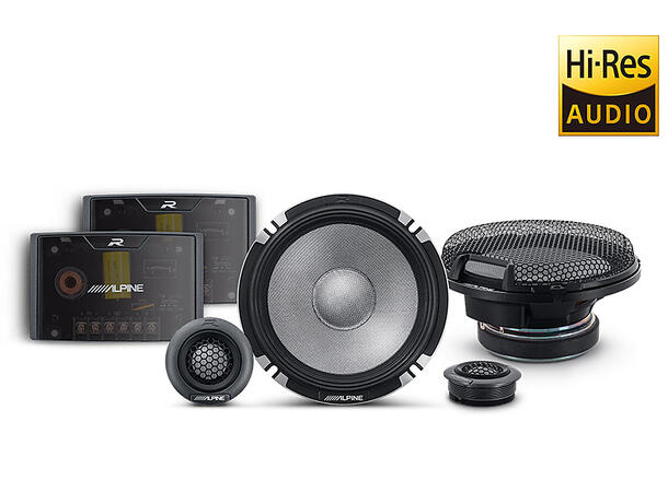 Alpine R2-S652 - PRO komponentsett R-serie 6,5" komponentsett 65Hz-40kHz 