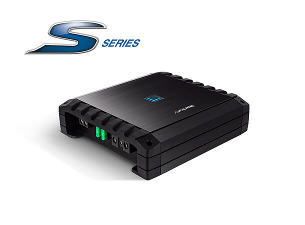 Alpine S2-A60M mono forsterker KlasseD 600W, BassEQ 