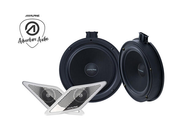 Alpine SPC-106CRA2 høyttaleroppgradering Volkswagen Crafter 2 / MAN TGE 
