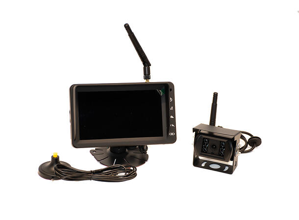 Bevocam Trådløs ryggekamerapakke 1x IP69K AHD kamera og 7" monitor 