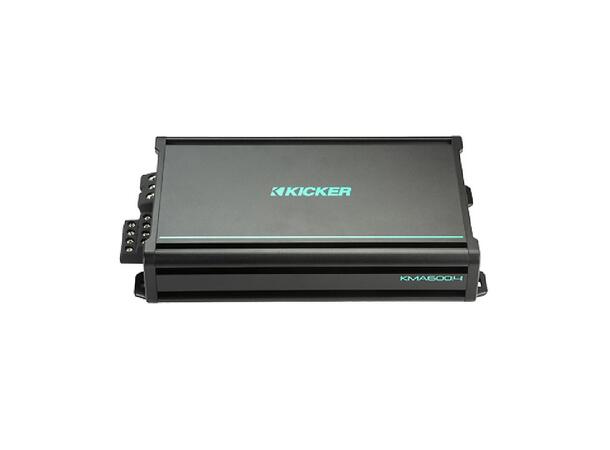 Kicker 48KMA6004 marine forsterker 4x150W KickEQ HP/LP Delefilter 