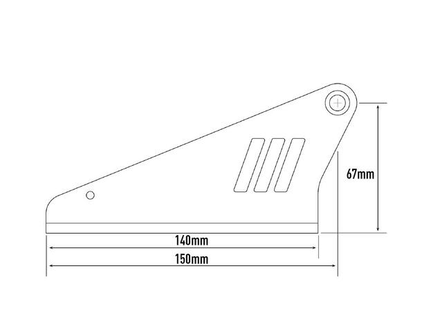 Lazer takmontering 67 mm uten takrails | Audiocom