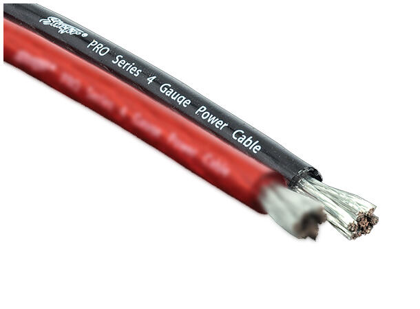 21mm²  strømkabel SORT metervare 