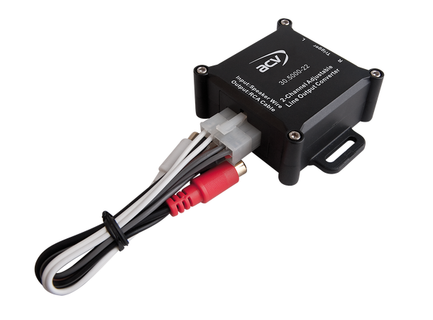 ACV - Høy/lavnivå adapter m/remote Premium, 2 kanaler, 150Watt 
