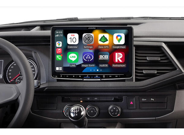 Alpine iLX-F905T61 – 9" hovedenhet til VW Transporter T6.1