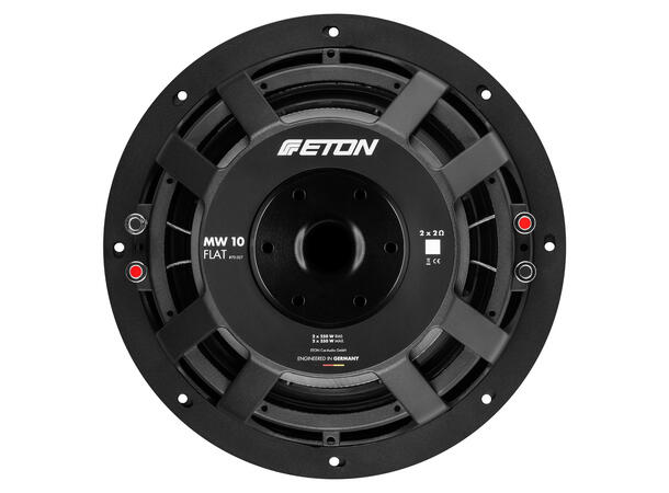 Eton MW10FLAT - subwoofer 10" 2ohm DVC 
