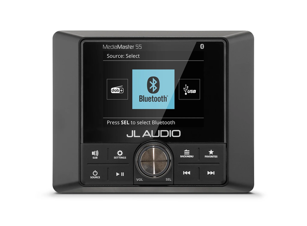 JL Audio MM55 MediaMaster® 4x25W DAB USB NMEA2000 