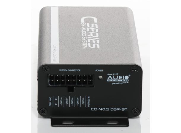 Audio System 5 kanals DSP forsterker 5x40WRMS @ 4 ohm, 5x60WRMS @ 2ohm 