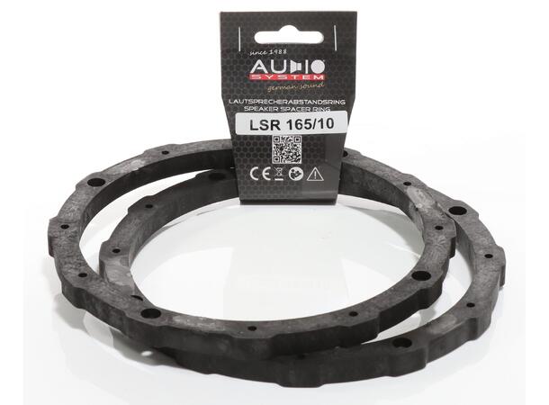 Audio System LSR165/10 - avstandsringer 10mm spacer for 6.5" (16,5 cm) 