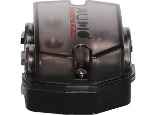 Audio System strømfordeler 1 x 35–50 mm² inn, 2 x 35–50 mm² ut 