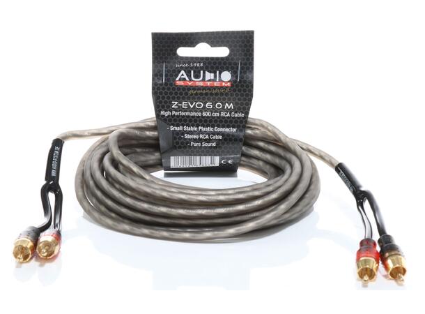 Audio System z-EVO 6.om, RCA kabel Signalkabel 600cm 