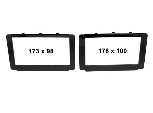 Connects2 Premium monteringskit 2-DIN Toyota Hilux (2016-->) 