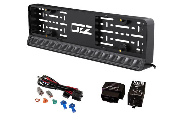 Fjernlyspakke m/OZZ LP1 20" (sort), ledn.nett, XBB Dongle+PowerUnit 