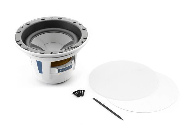 JL Audio M6-8IB-L-GwSw-4 - subwoofer 8" med HVIT Luxe grill 