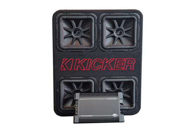 Kicker EKTREM basspakke Warhorse + Quad L7R 