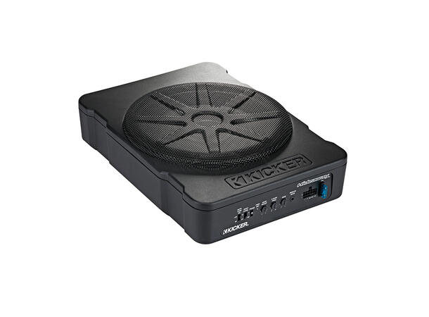 Kicker HS10 - aktiv subwoofer (Ny) 10" flatt kabinett 
