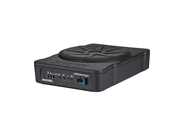 Kicker HS10 - aktiv subwoofer (Ny) 10" flatt kabinett 
