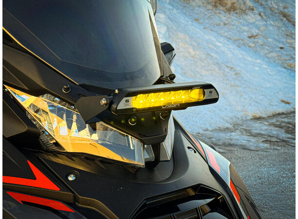 Lazer Linear 6 Elite Yellow | Ski-Doo/Lynx | Audiocom.no