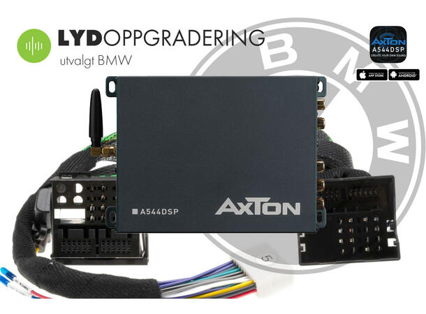 Lydoppgradering BMW Plug & Play DSP forsterker 