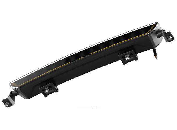 OZZ XB1 P20" fjernlys ledbar, kurvet m/posisjonslys SORT utførelse 