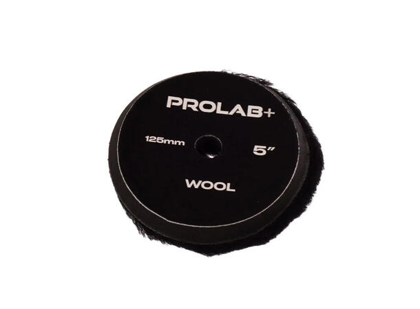 Prolab+ Wool polishing pad Passer til 125mm bakplate, Ullpute 