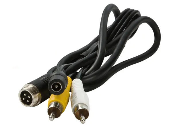 S-vision overgang Kabel overgang 4-pin til phono kontakt 