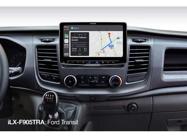 Alpine ILX-F905TRA - hovedenhet Ford Transit Custom 2018-> 